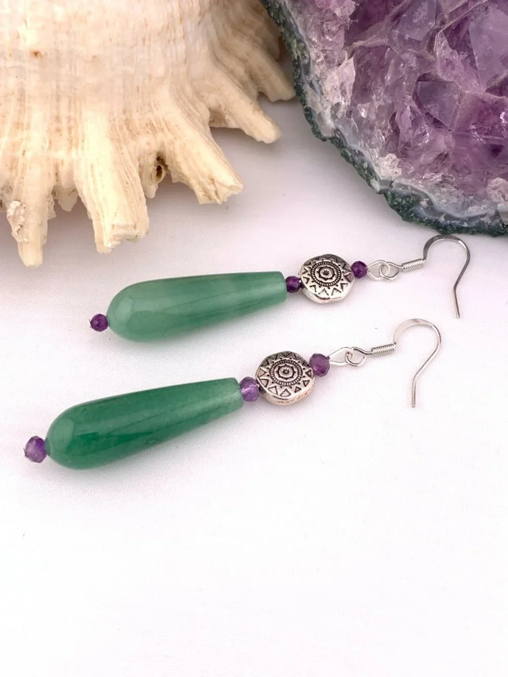 23 WILDWOOD ROSE green aventurine